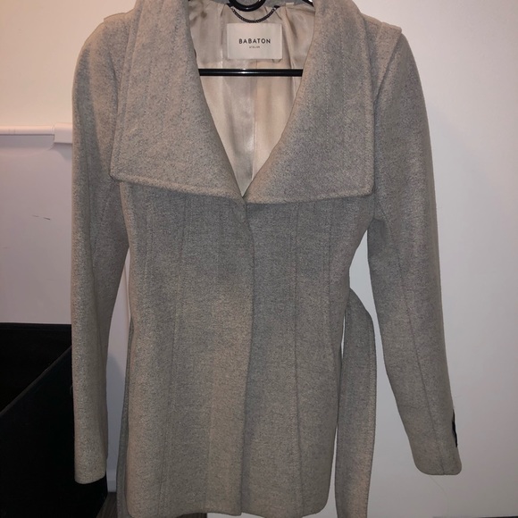 Aritzia Babaton Grey coat in size XXS - Picture 2 of 5